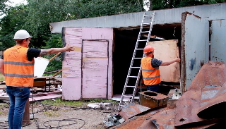 Демонтаж гаражей в Горячем Ключе, цена от 1734 руб. – услуги под ключ от 2Землекопа-Грч